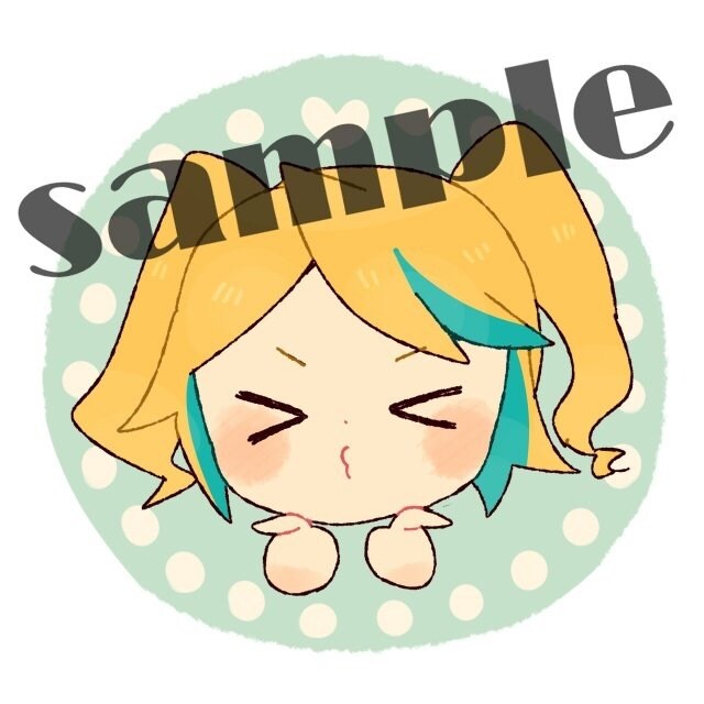 投げキッス顔のみアイコン描きます 可愛いゆるふわに癒されてください！ イメージ2