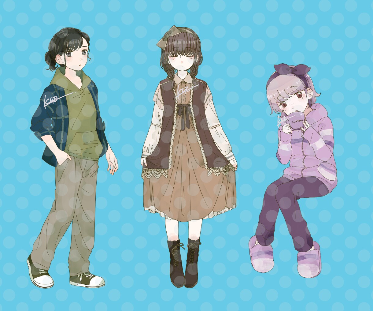 人物イラストをご希望に合わせてお描きします 立ち絵、アイコン、ゲームなどのスチルに！ イメージ3