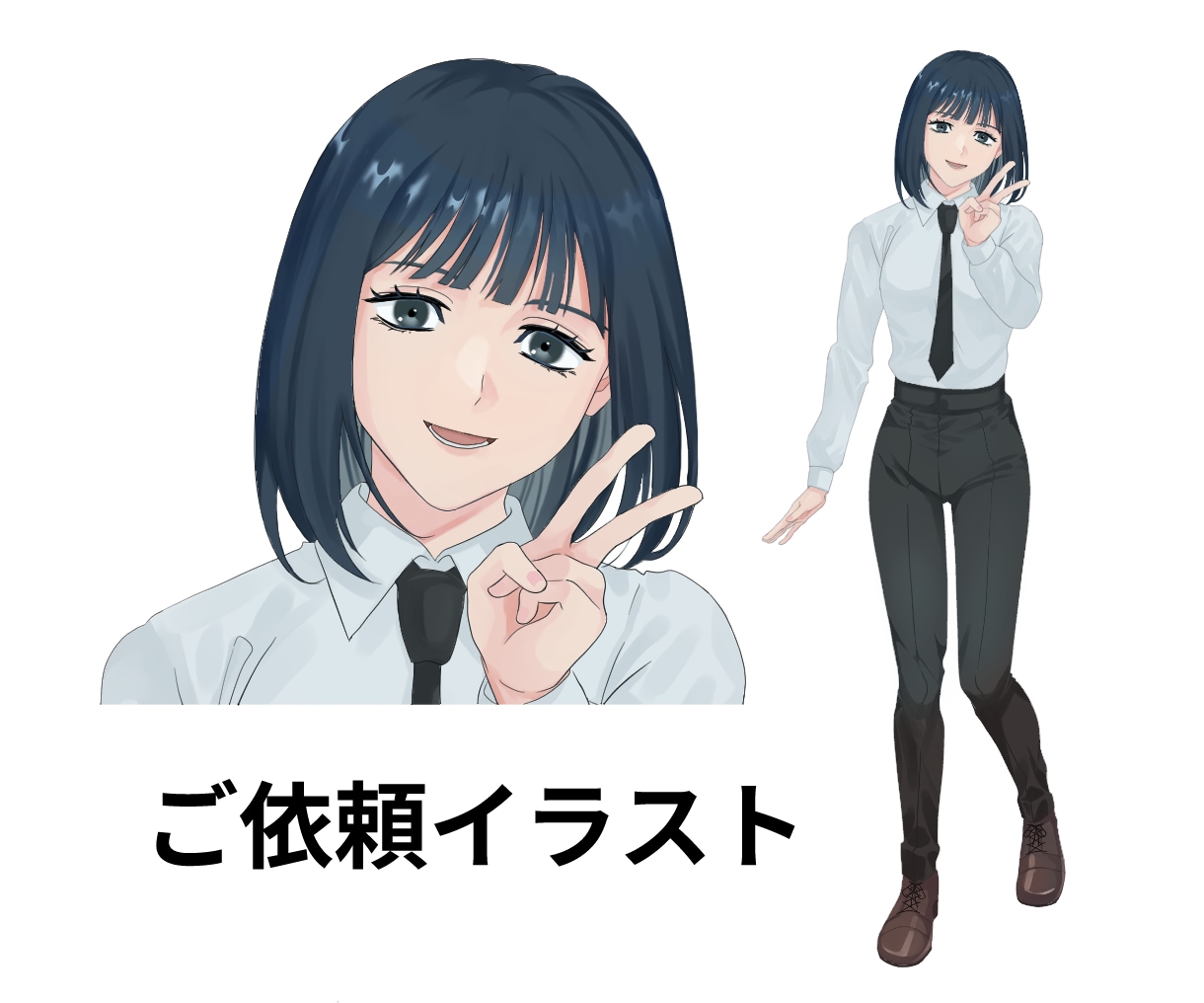 IRIAMオススメキャラがココに居る立ち絵描きます アイコン・TRPG・IRIAM・グッズ・個人鑑賞などに♪ イメージ3