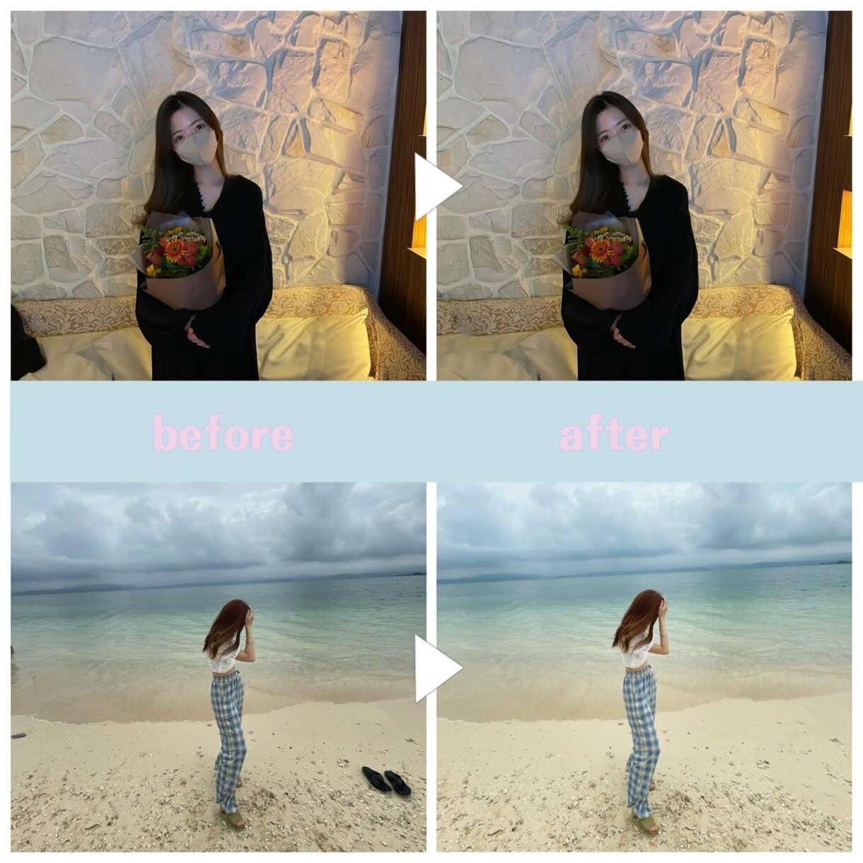 トレンドスタイルの【画像加工･修正】を承ります Instagram等 SNSの投稿雰囲気を統一したい方にも！ イメージ2