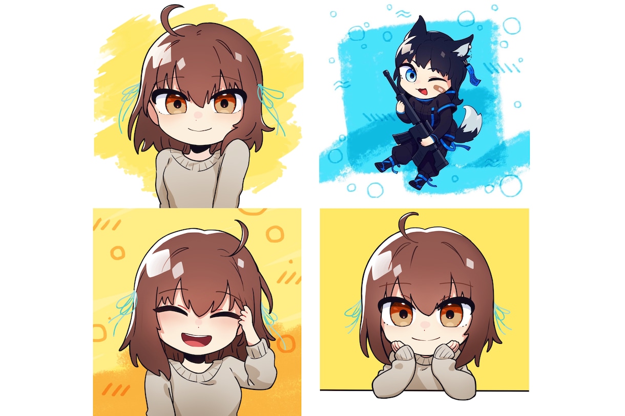 商用・個人用可！オリジナルLINEスタンプ作ります プレゼント・ギフトにも◎届いて嬉しいスタンプを目指します イメージ3