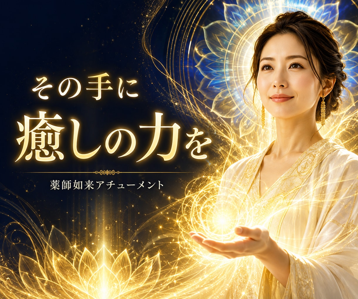 薬師如来の癒しの力を開き、使える状態へ導きます あなたの中にある癒しの力を、今ここで目覚めさせます イメージ1