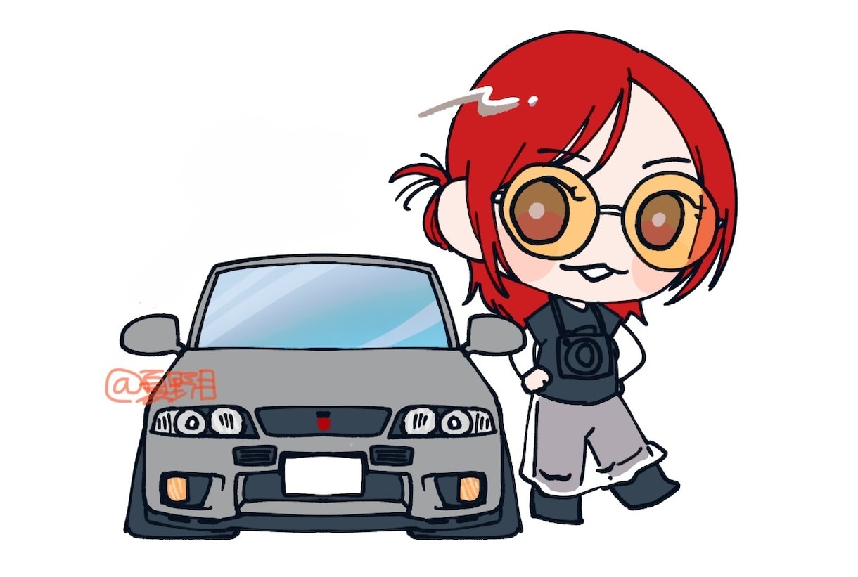 ゆるもちな可愛い「愛車イラスト」制作します デフォルメイラストであなたの愛車を変身させちゃいます！ イメージ6