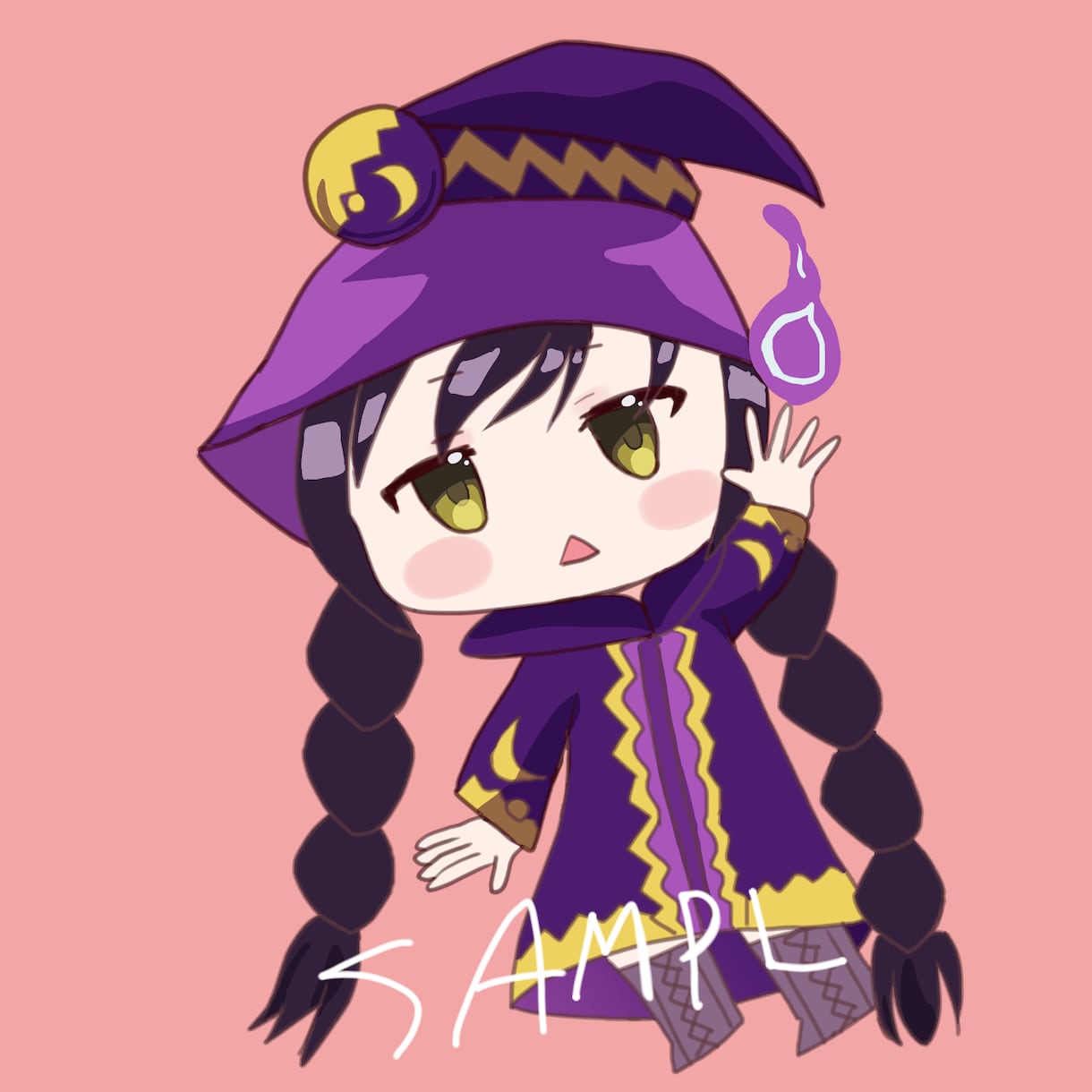 SNSに使える◎かわいい愛されミニキャラ描きます ✨️先着5名様限定！特別価格2000円〜 イメージ9