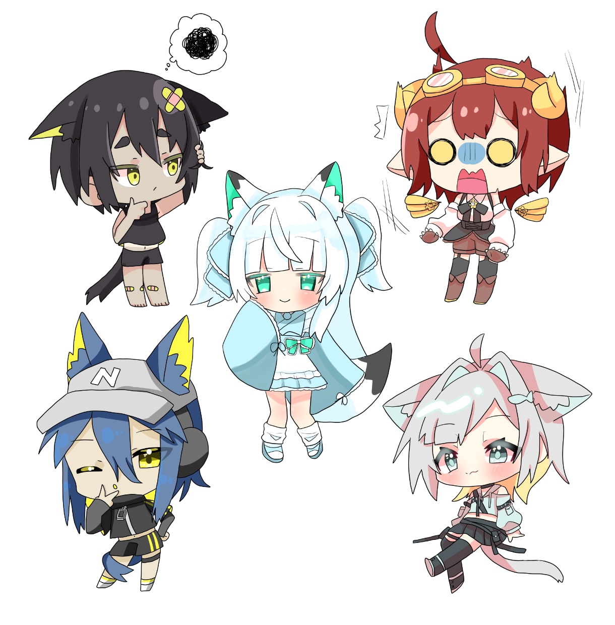 デフォルメイラスト（SD・ミニキャラ）描きます デフォルメが得意なクリエイターがイラストを制作いたします イメージ4