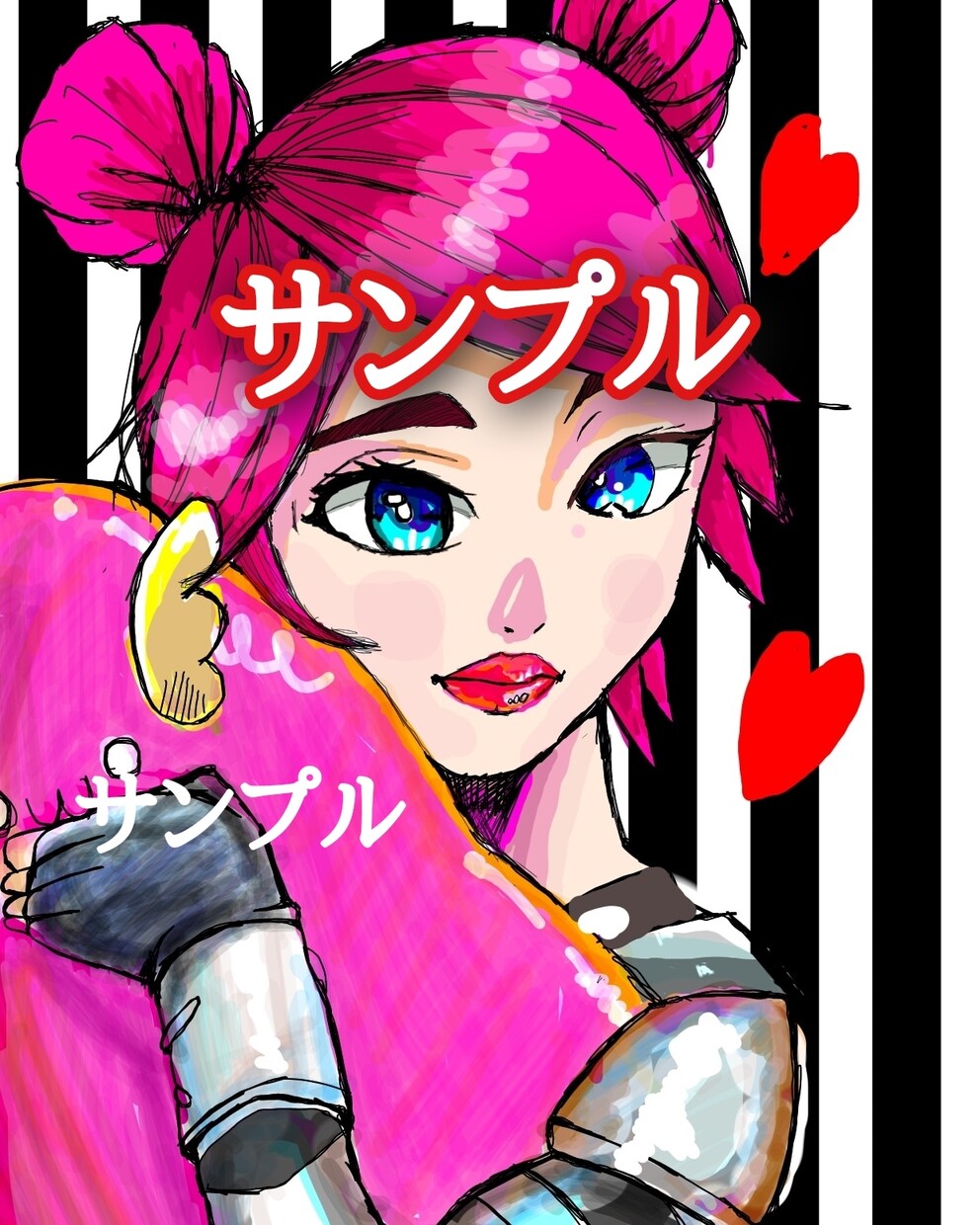 マンガ風 アイコン 描きます 格安オリジナルアイコン作成！！ イメージ1