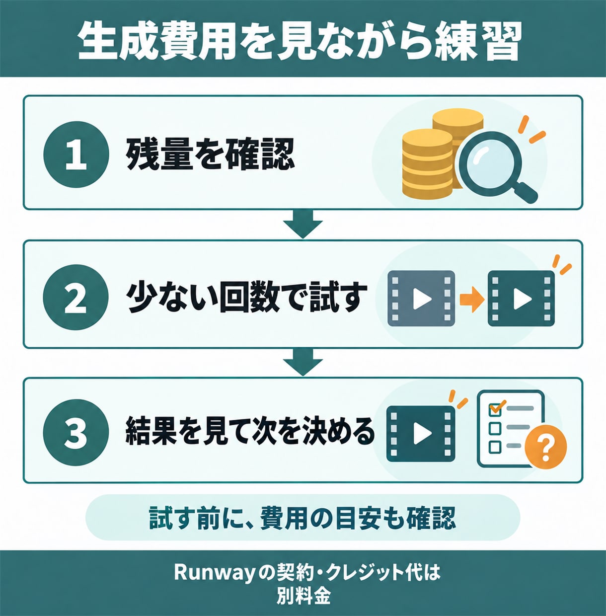 写真から動画へRunwayの使い方を教えます 初心者向け60分｜動かす・指示を直す・保存を個別に練習 イメージ9