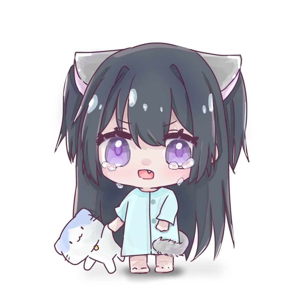 即日納品可能❕ミニキャライラストを描きます かわいい系から病み系まで得意としております。 イメージ3
