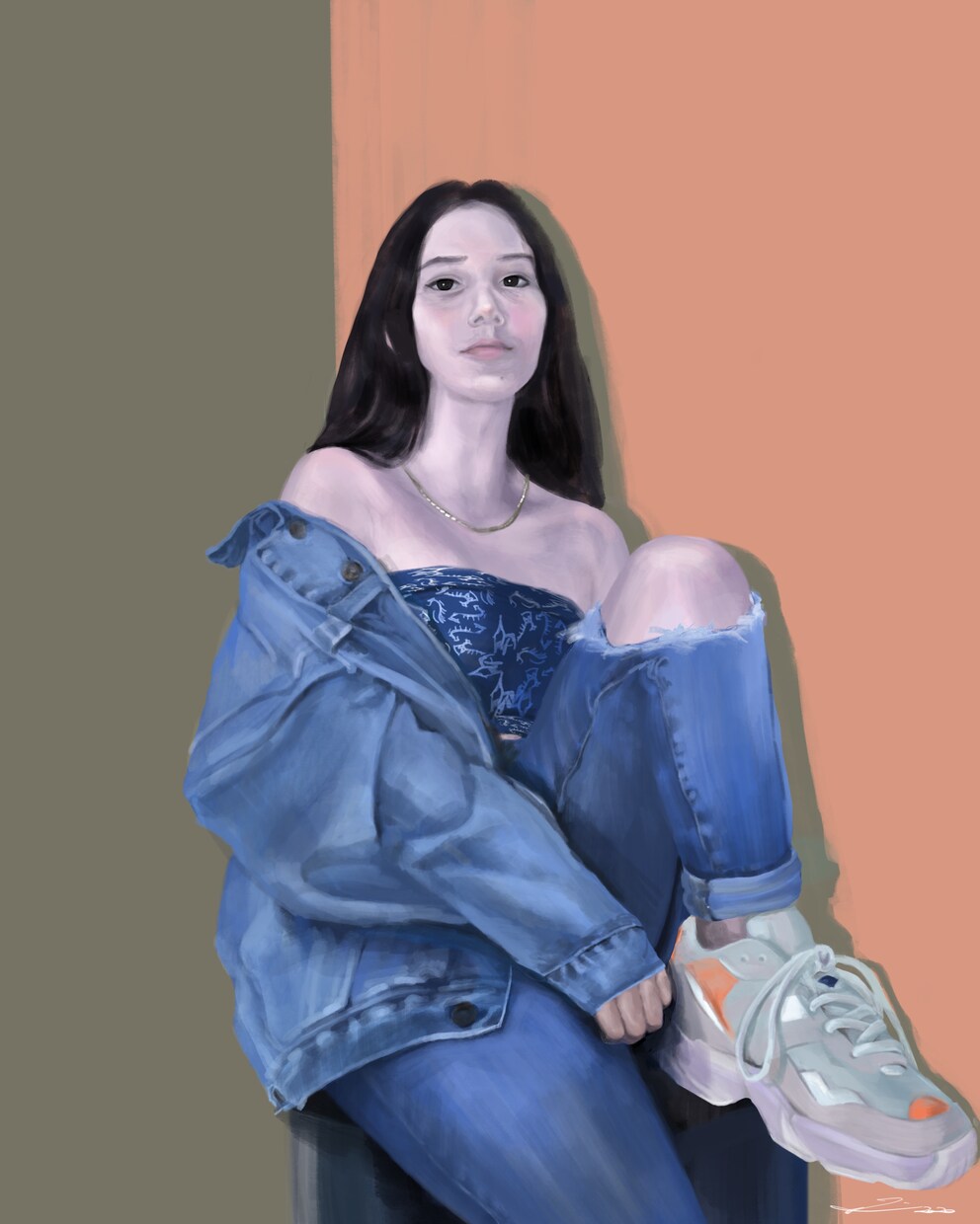 あなたの大切な写真をお洒落な油絵風イラストにします 記念日やプロフ画、ギフトや結婚式のウェルカムボードに最適 イメージ5