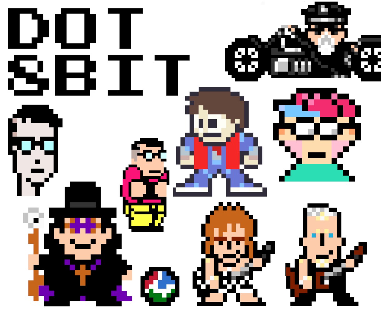 レトロかわいいドット絵SNSアイコンを作成します 雰囲気を活かしたデフォルメアイコン イメージ1