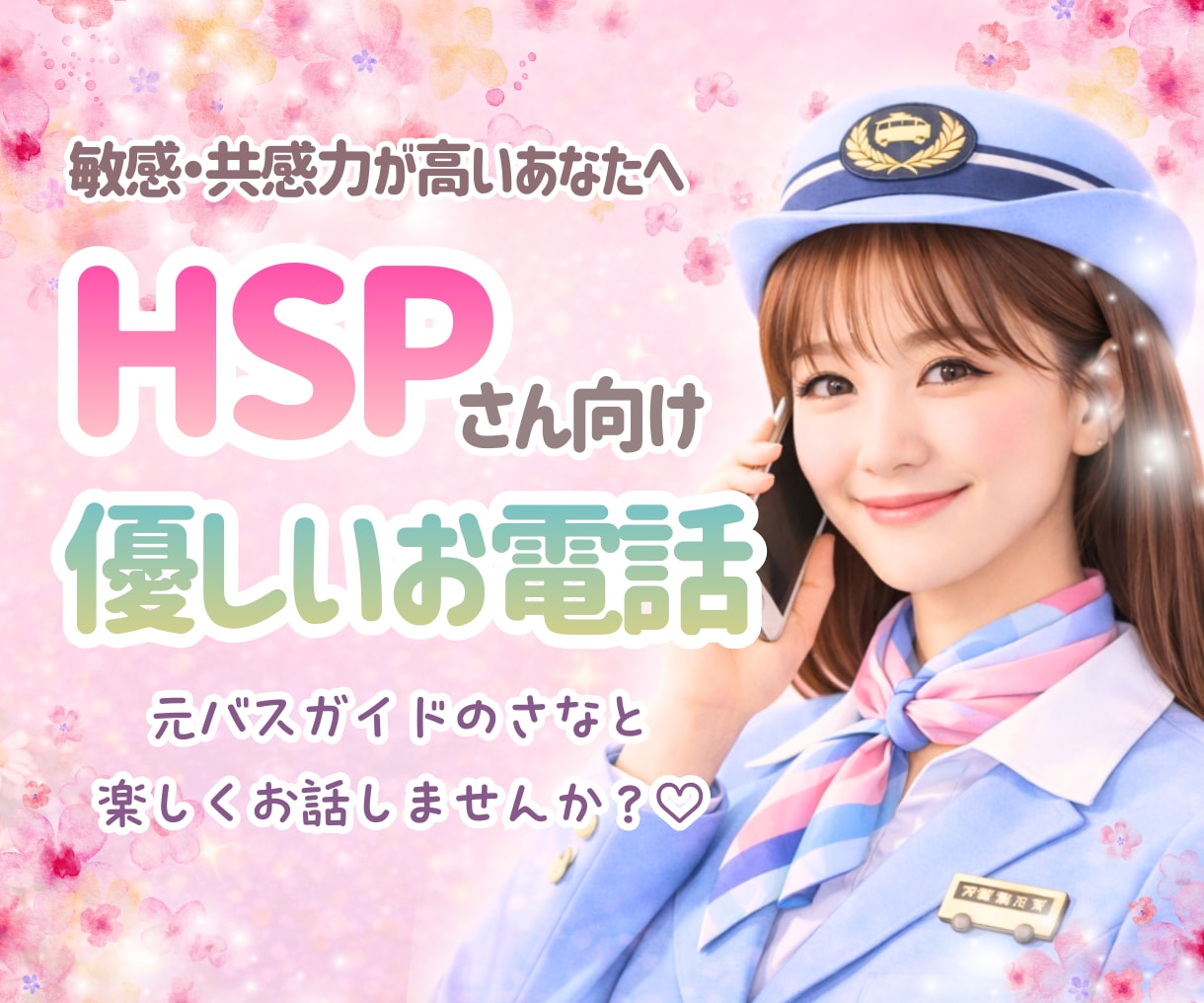 心を照らす✨あなたに笑顔と癒しの時間をお届けします 元バスガイドがHSP気質のあなたと楽しく雑談します♡ イメージ1