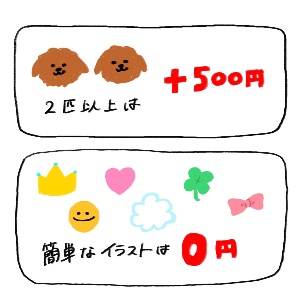 写真からペットのイラスト描きます リアルもゆるかわもおまかせください！ イメージ4