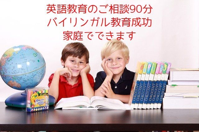 90分間★お子様の英語教育のご相談を承ります 在英17年★日本人家庭で実践できるバイリンガル教育をご紹介 イメージ1
