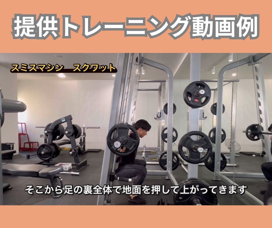 あなた専用の特別なトレーニングメニューを作成します ジムでのトレーニングのお悩みを遠隔で解決します!! イメージ4