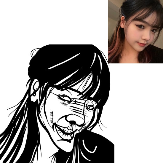 修正無し、おもしろ似顔絵描きますます お写真を元に似顔絵イラストをお描きします！ イメージ6