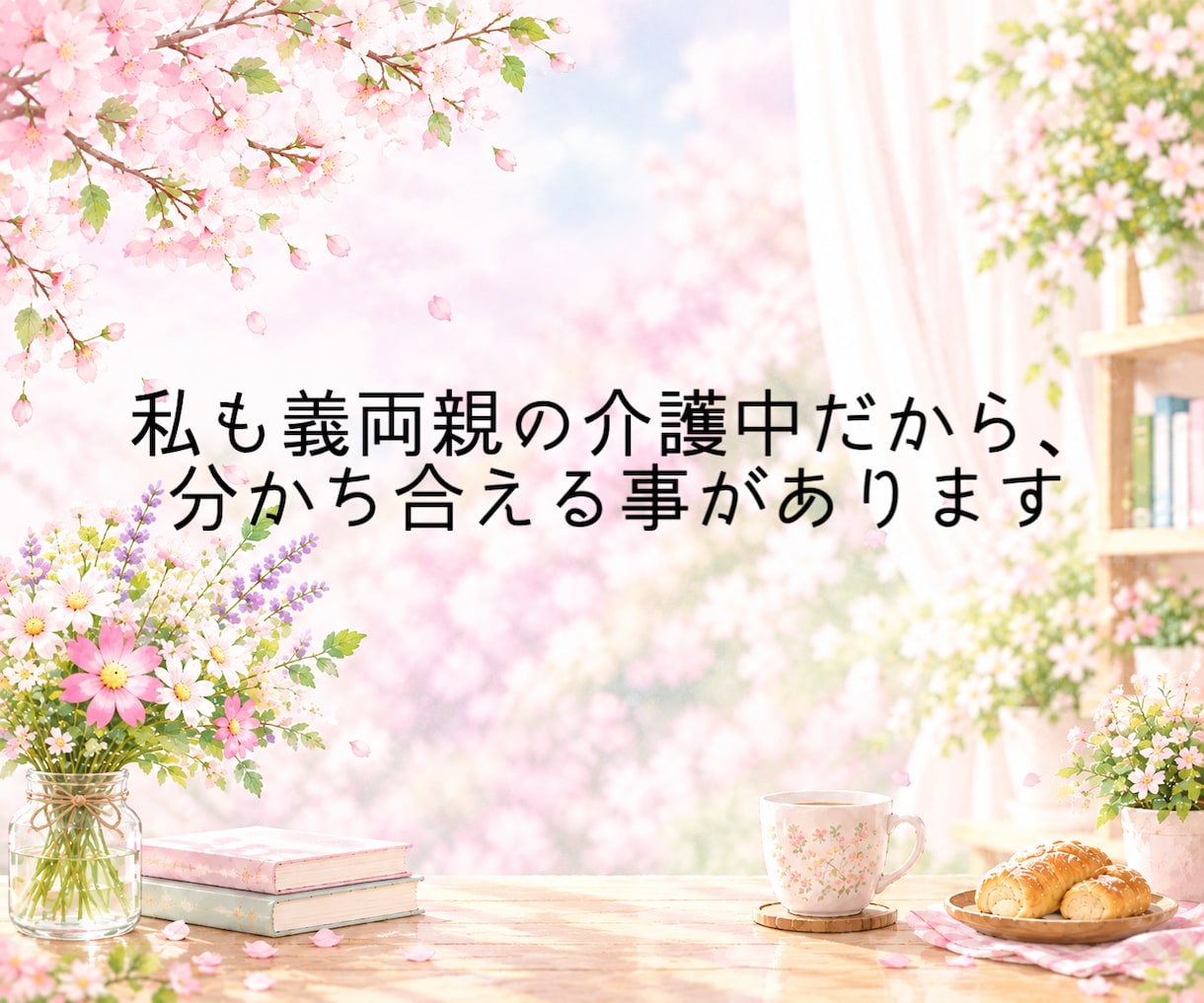 介護中のあなたに寄り添い、心を包み込みます 介護経験者だからこそ分かる気持ち。気軽にお話ししませんか？ イメージ3