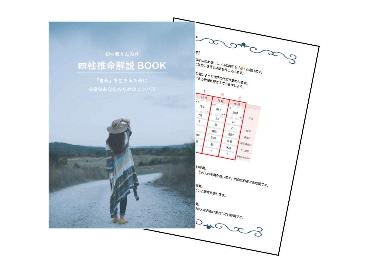 四柱推命の命式の読み方を10分で教えます 【初心者向け】自分の性格・適性・価値観を知りたいあなたへ イメージ2