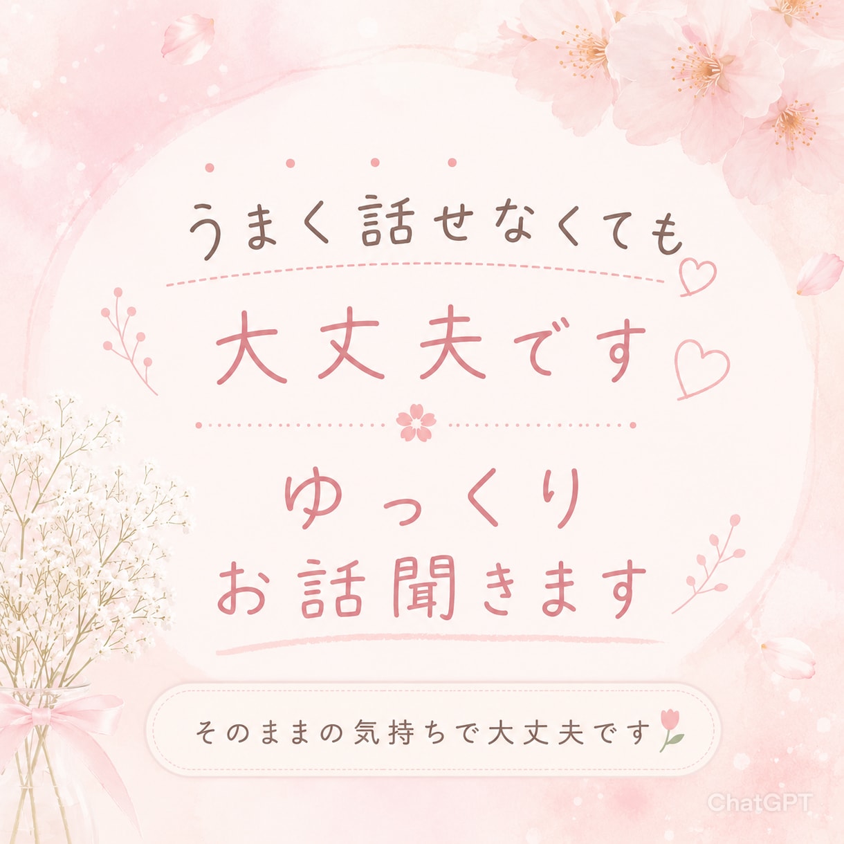 ひとりで抱えた悩みを否定せず、3日間お聞きします ひとりで抱え込まなくて大丈夫です イメージ1