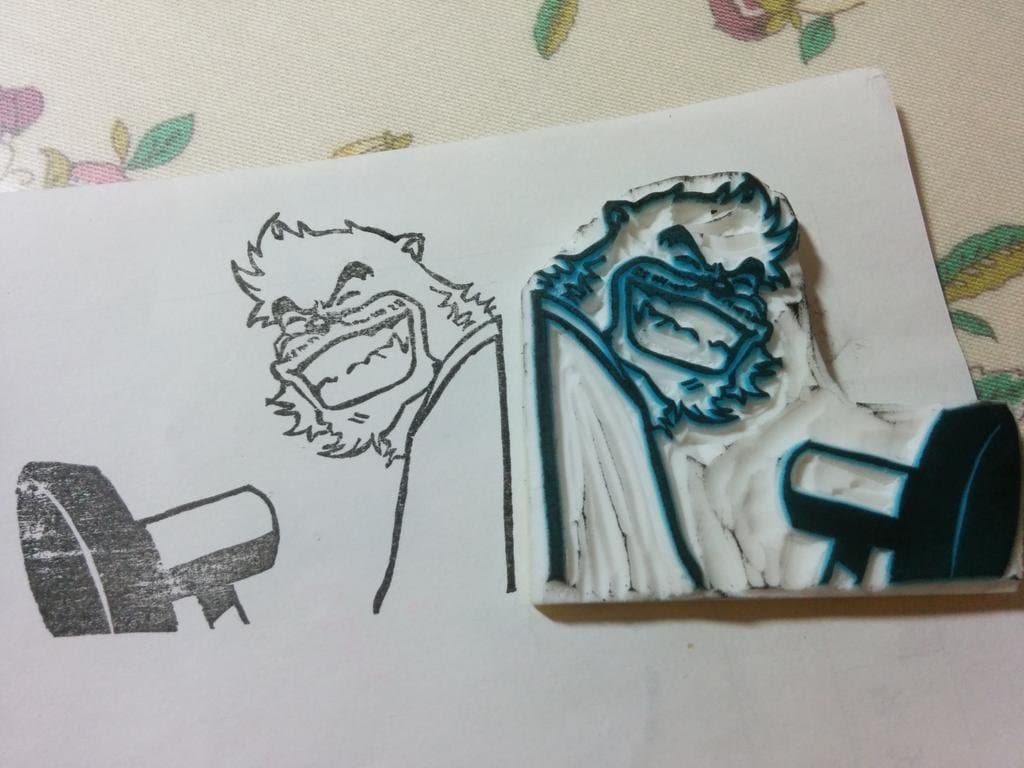 消しゴムはんこでアイコン作ります 似顔絵や写真をもとにオリジナルアイコンはいかがですか？ イメージ2