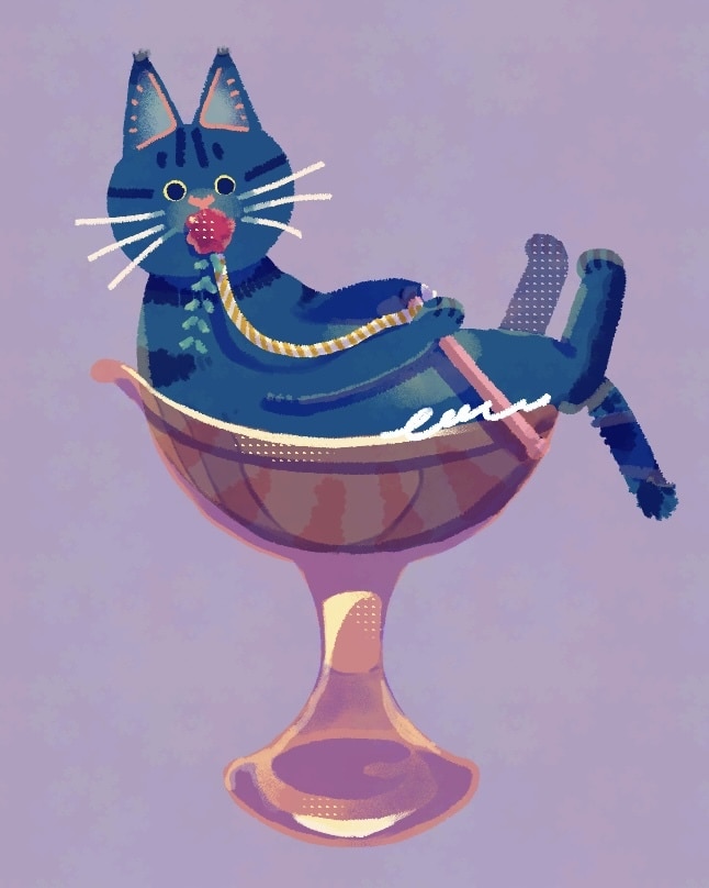 絵本調のゆるいイラストを描きます 主線なしのあったかわいいイラストをお届けします イメージ5