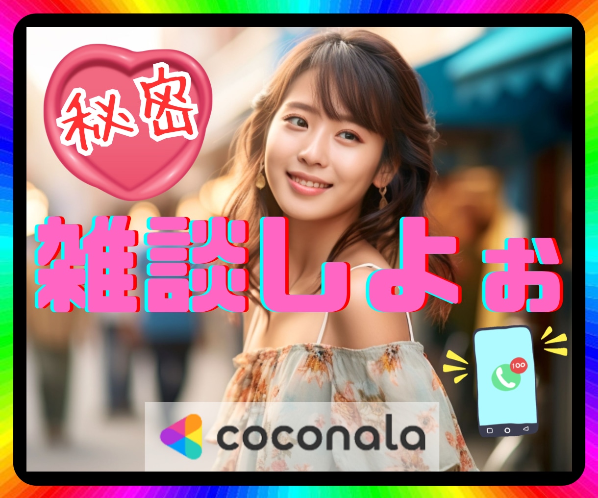 たわいもない話㊙️秘密♪なんでも♪傾聴♪共感します 雑談♪嬉しい♪悲しい♪彼氏♪彼女♪性癖♪グルメ♪自慢♪趣味♪ イメージ1