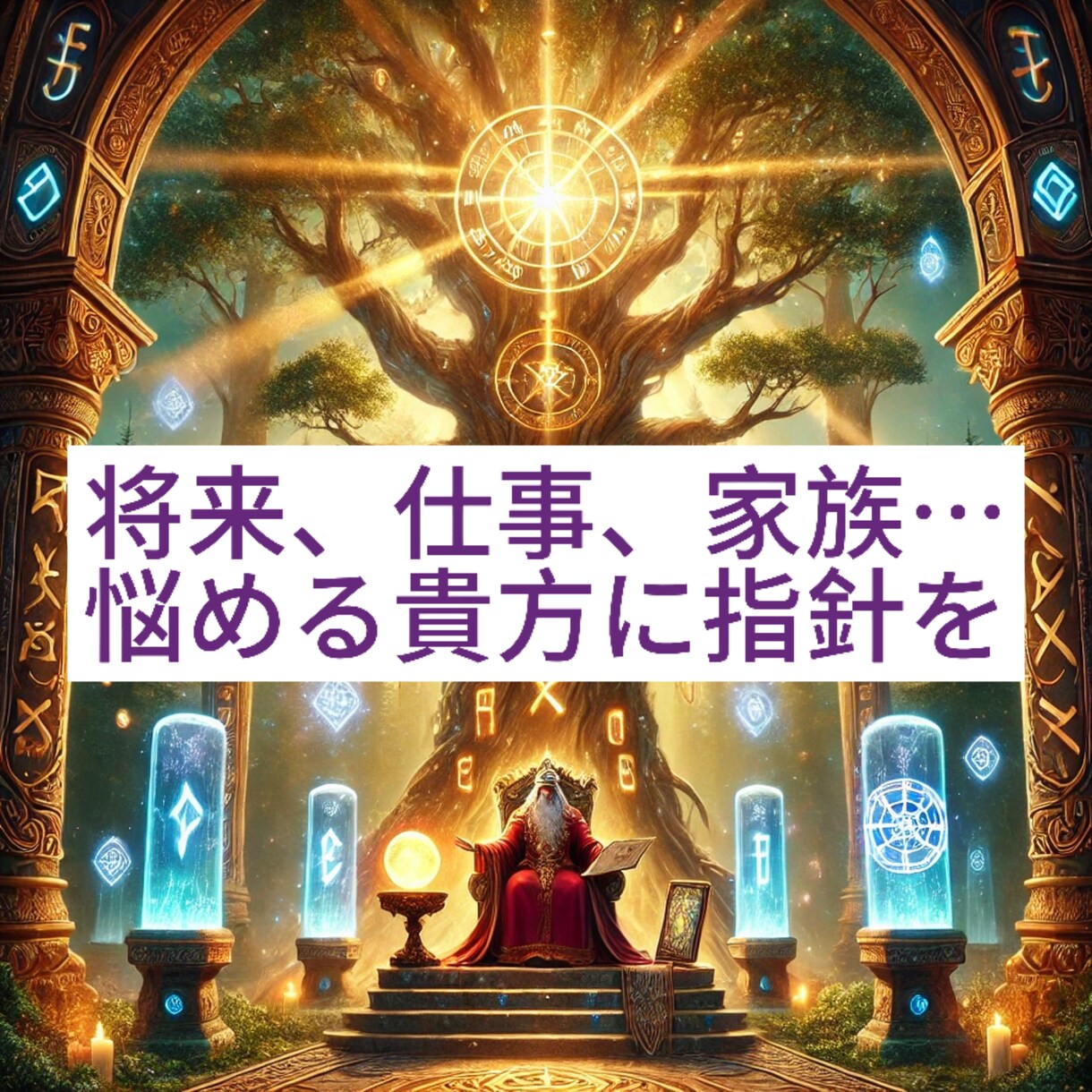 人生総合#将来の人生に関して、ベテランが占います ネット進出したてにつき、格安で提供します イメージ1