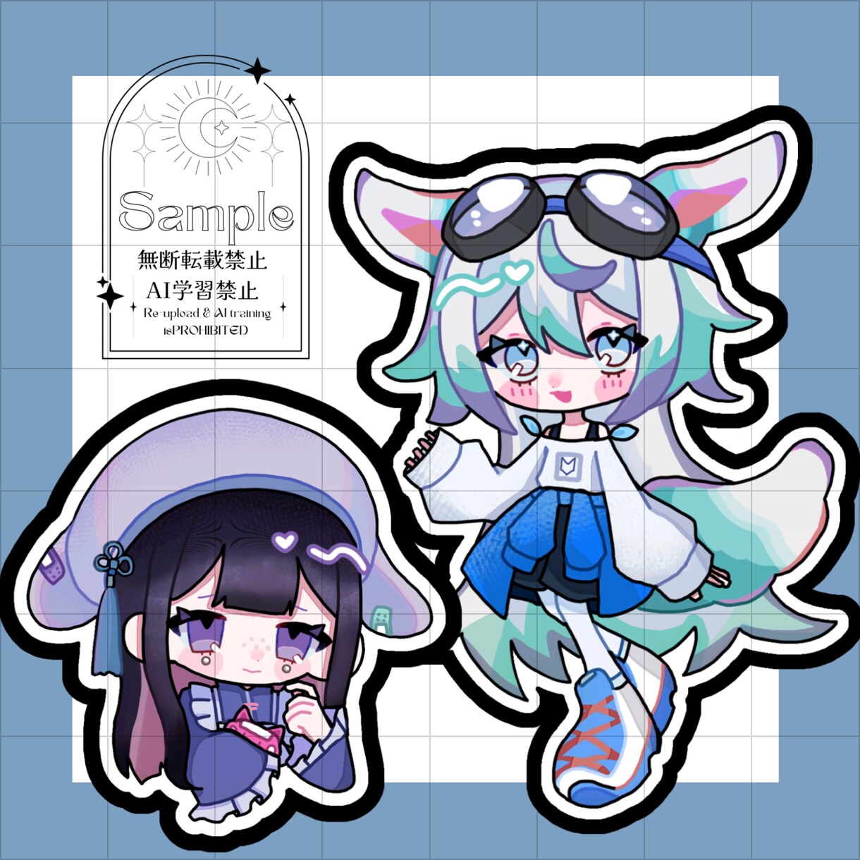 パキッとした可愛いデフォルメイラストを制作します 特徴的なデフォルメイラストが欲しい！といった方にオススメです イメージ3