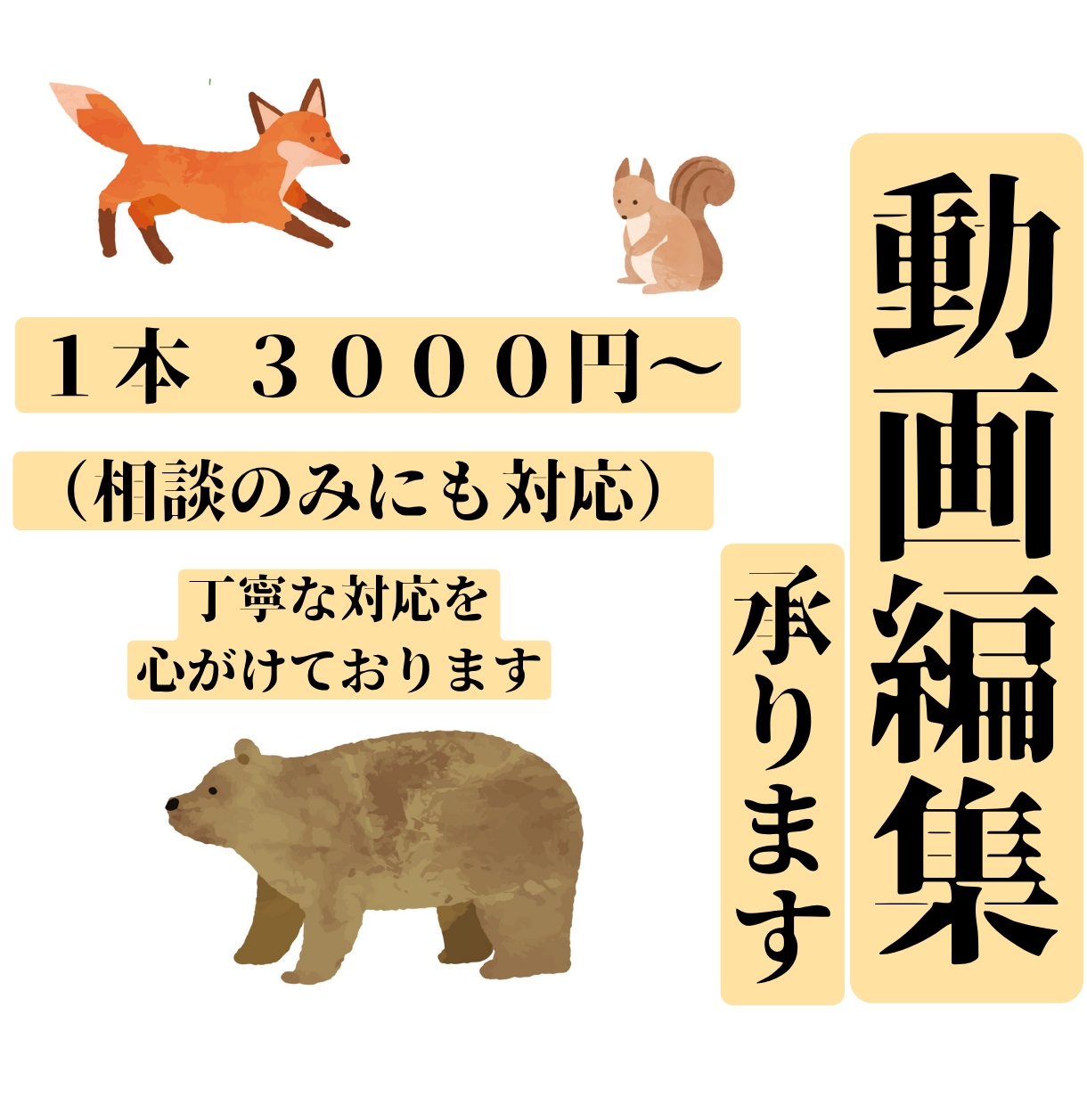 ショート動画編集承ります 無料相談可能です！丁寧な対応を心がけております。 イメージ1