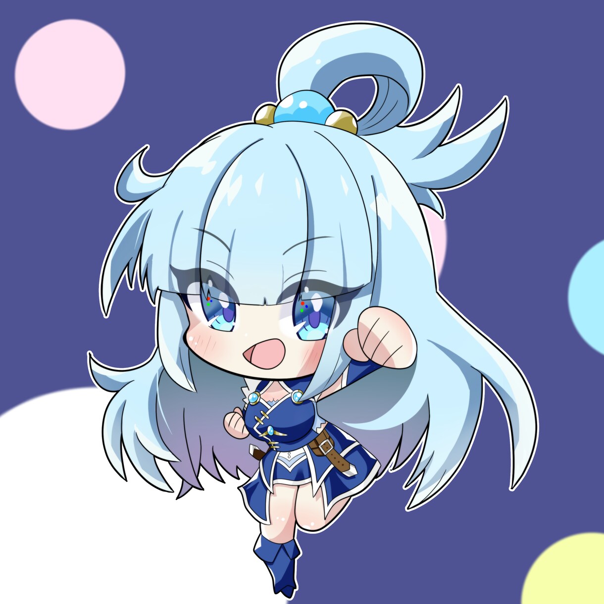ぷにっと可愛いデフォルメイラスト描きます お目々キラキラの可愛いSDイラストで各活動をお手伝いします！ イメージ9