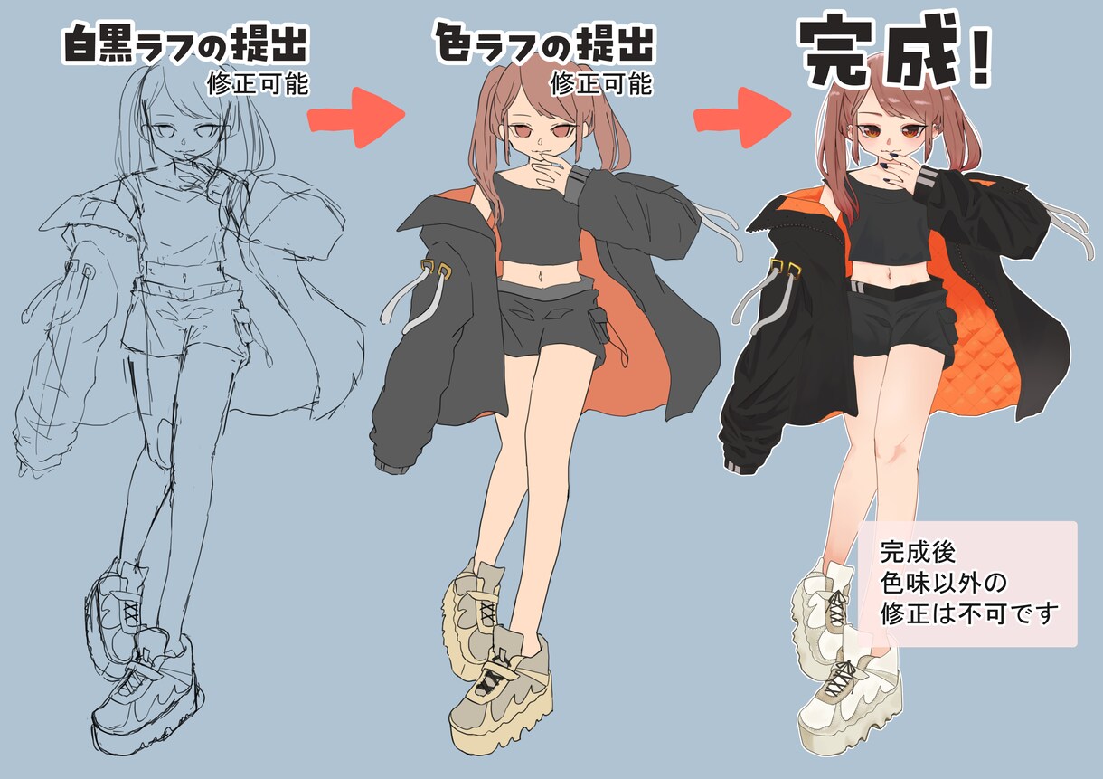 あなたの可愛い女性アイコン描きます SNSや動画の挿絵にご利用いただけます イメージ4