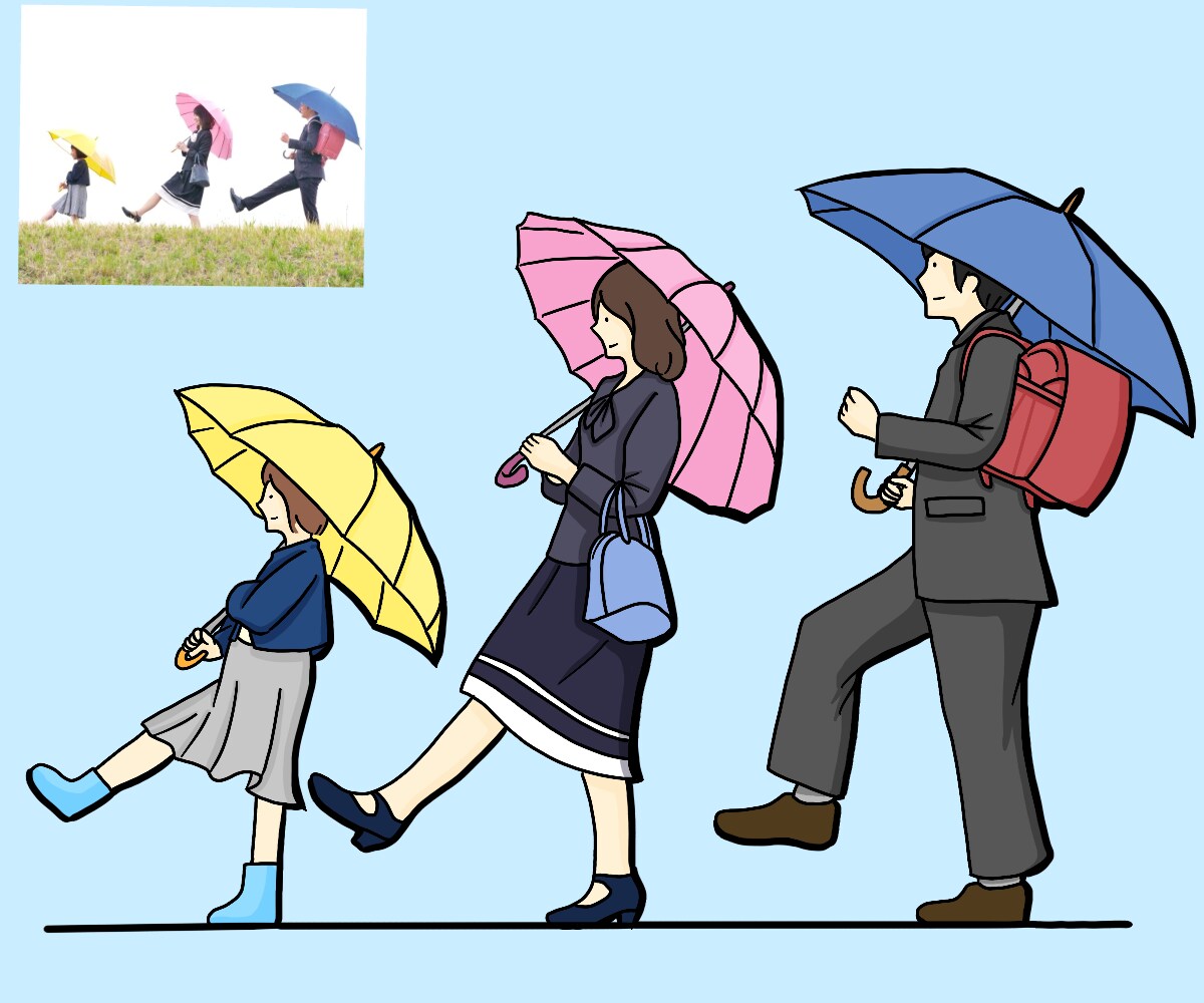 商用可◎写真を元におしゃれなイラスト描きます 家族写真や思い出の一枚をアイコンやプレゼントに！ イメージ3