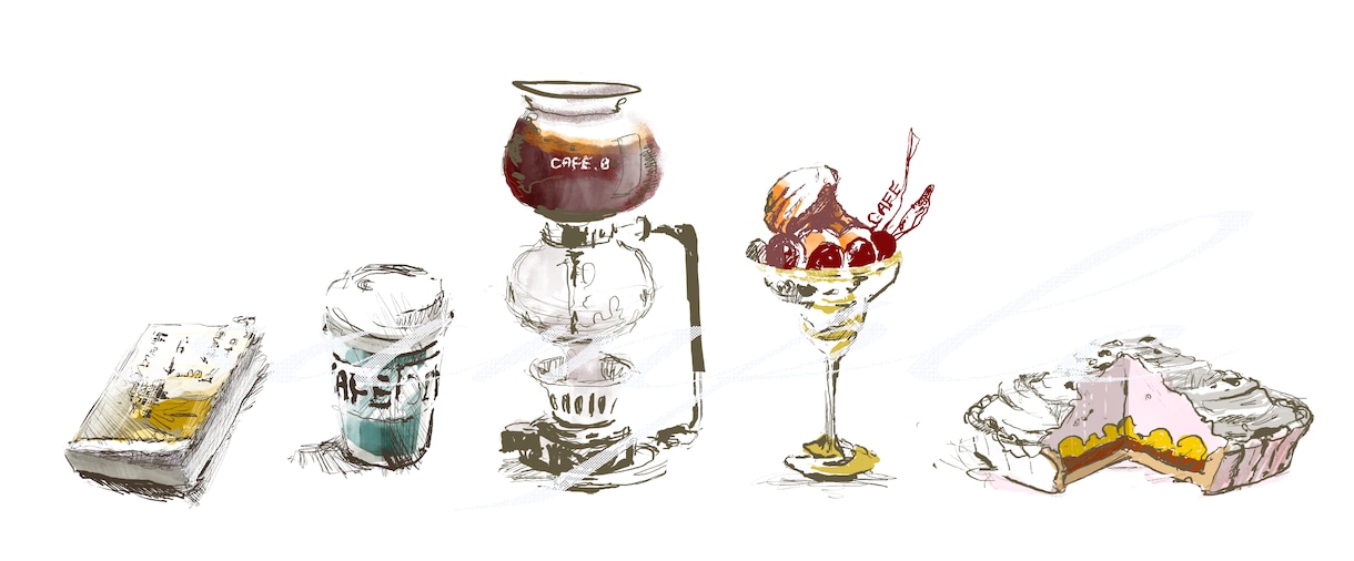 おしゃれで落ち着いたタッチのイラスト描きます 繊細な色合いとインクペンでおしゃれに仕上げます！ イメージ1