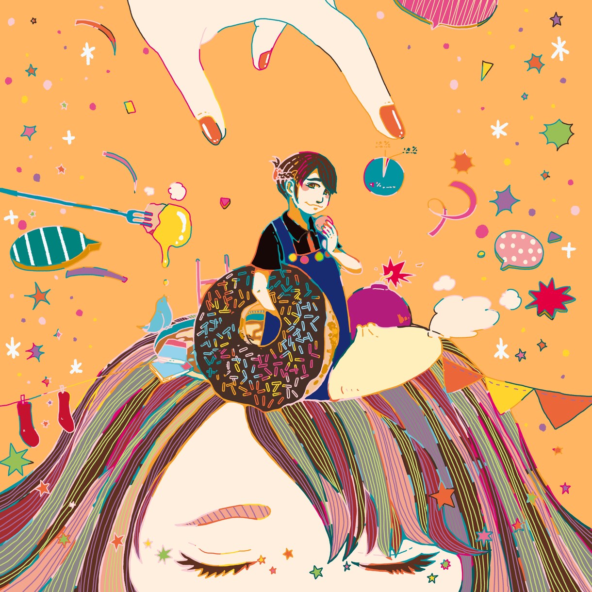 アイコンや贈り物の似顔絵を描きます 顔だけじゃない似顔絵！好きと雰囲気も描きます。 イメージ4