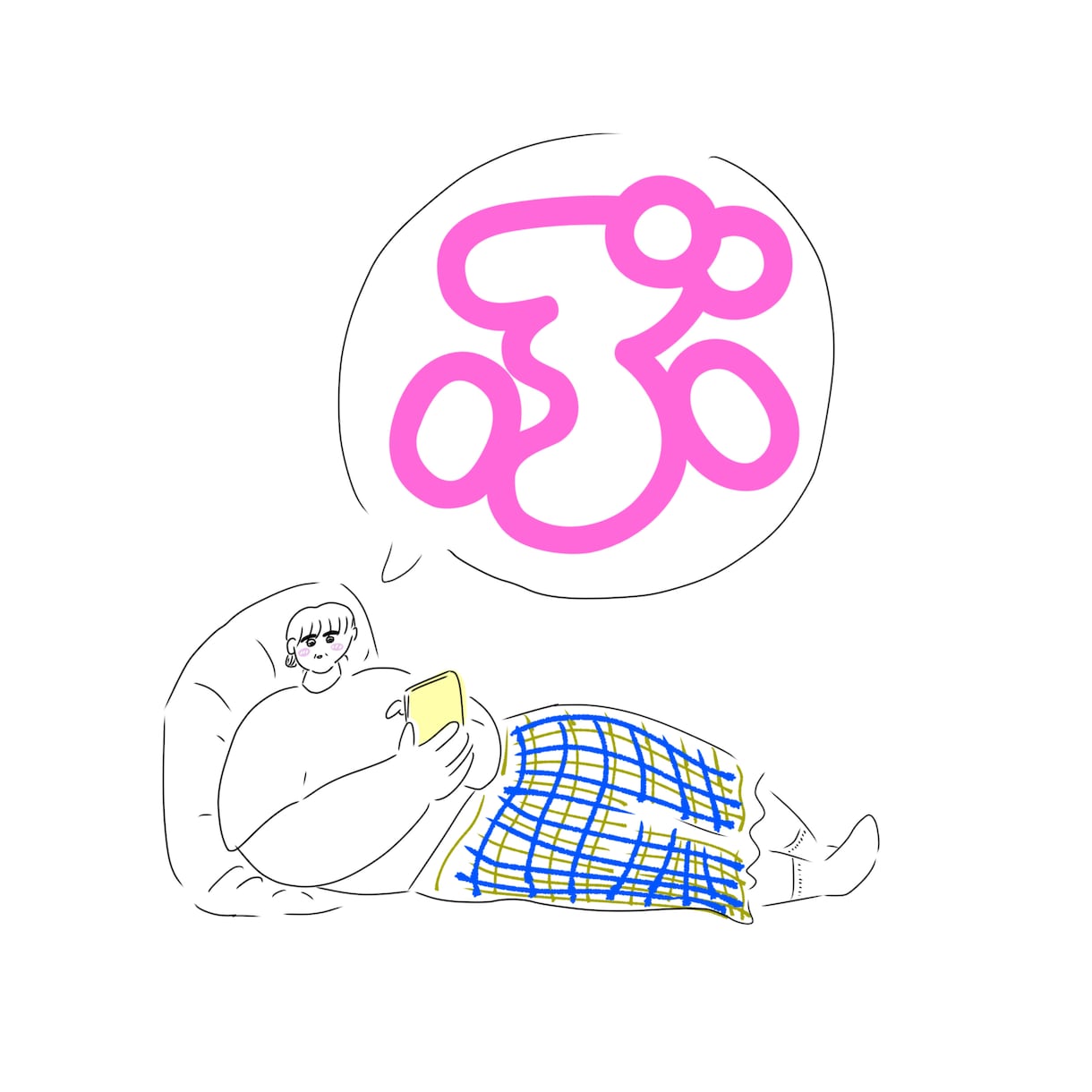 ひらがな、イニシャルアイコン描きます イメージに合わせてポップでシュールな印象に残るアイコン イメージ4