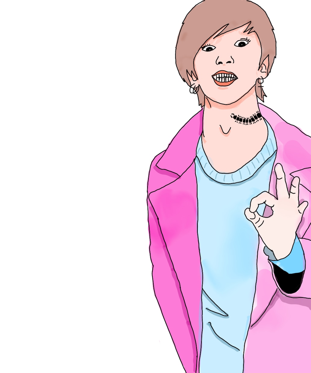 癖のあるストリート風似顔絵描きます 【今だけ割引！】絵のタッチが変わっている似顔絵描きます！ イメージ5