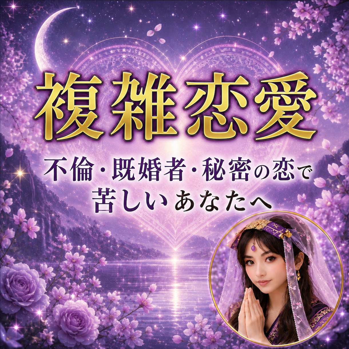 複雑な恋愛で苦しいあなたへ。恋の流れを読み解きます 心が限界になる前に。想念の糸をほどき、恋の流れを整えます イメージ1
