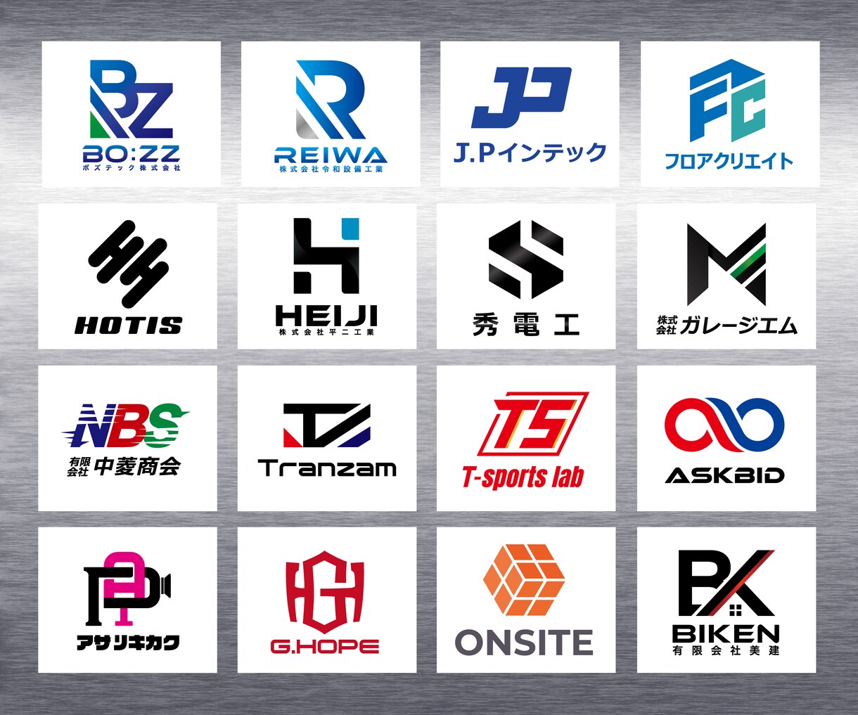 躍動感あるカッコ良いロゴをリーズナブルに作成します 現役デザイナーが会社ロゴ・お店ロゴ作成します【著作権譲渡】 イメージ9