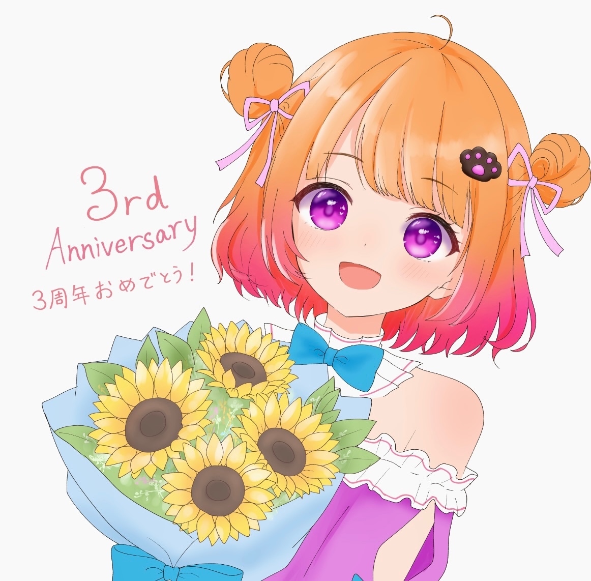 やわらかく目を引く女の子の一枚絵を描きます 配信や記念日に、表情豊かな一枚をお届けします イメージ4