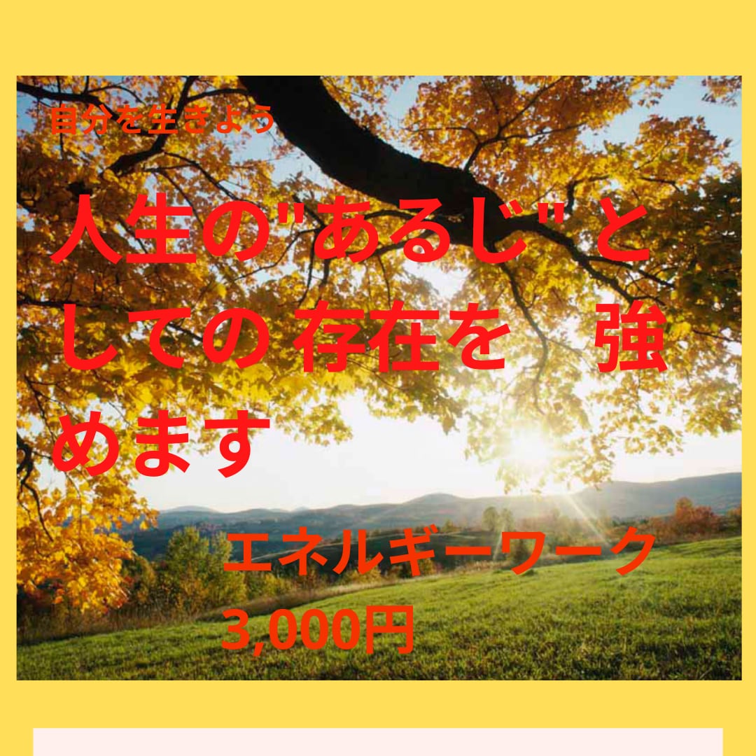 人生のあるじ としての 存在を　強めます あなたが、あなたらしく あるために☆ イメージ1
