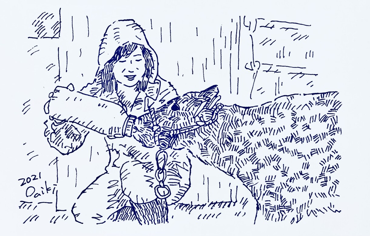 お祝いなどの贈り物に水彩画で似顔絵等お描きします PCじゃない手描きの温かい線画から水彩画まで楽しいイラスト、 イメージ7