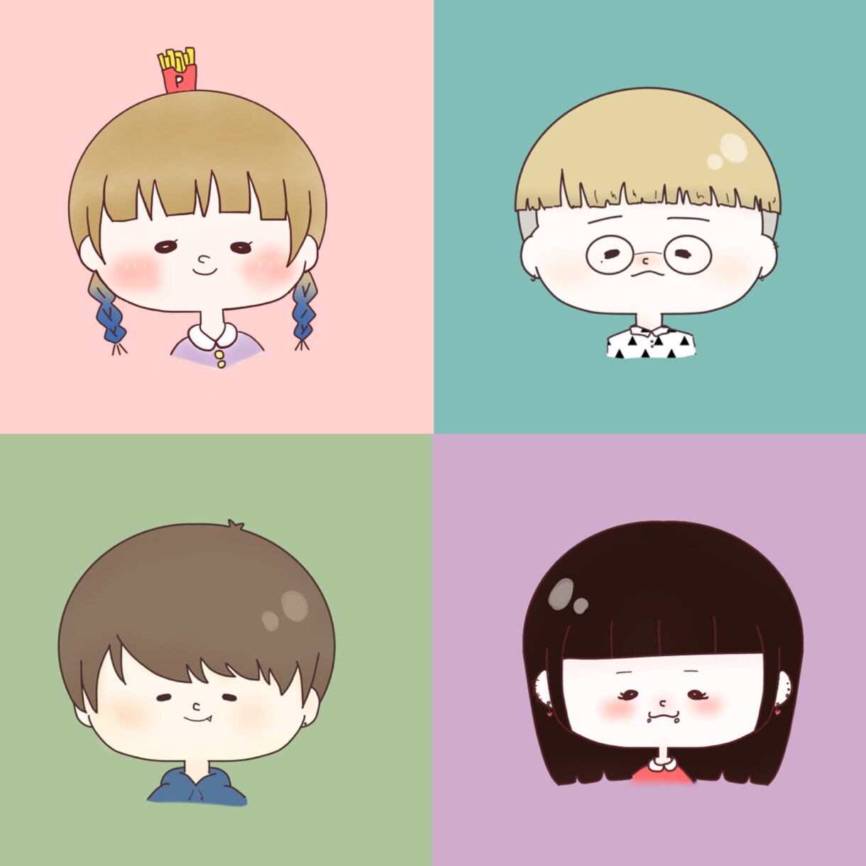 丸くて可愛いゆるいイラスト描きます 最短即日！ゆる可愛いイラスト描きます！アイコンなどにぜひ！ イメージ1