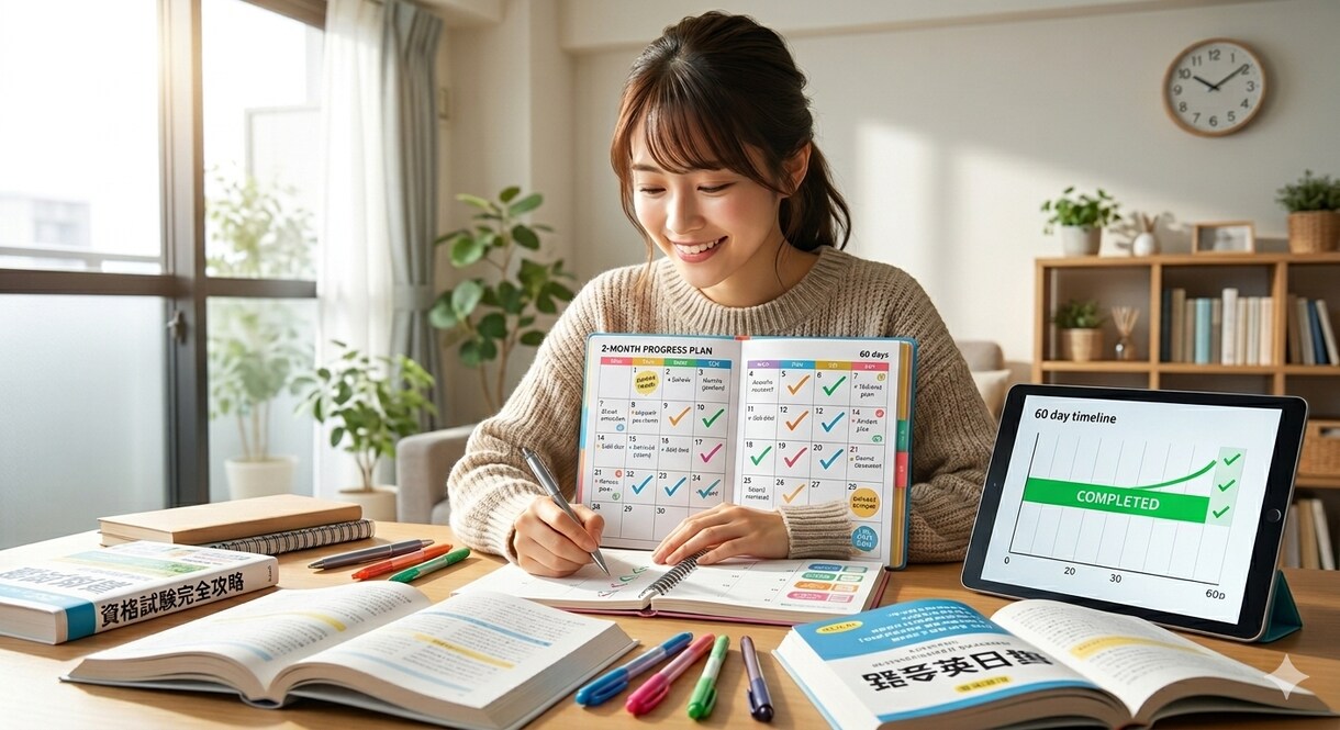 勉強と読書を2ヶ月間毎日管理します 【目標達成の並走プロ】あなたの三日坊主を今日で終わらせます イメージ1