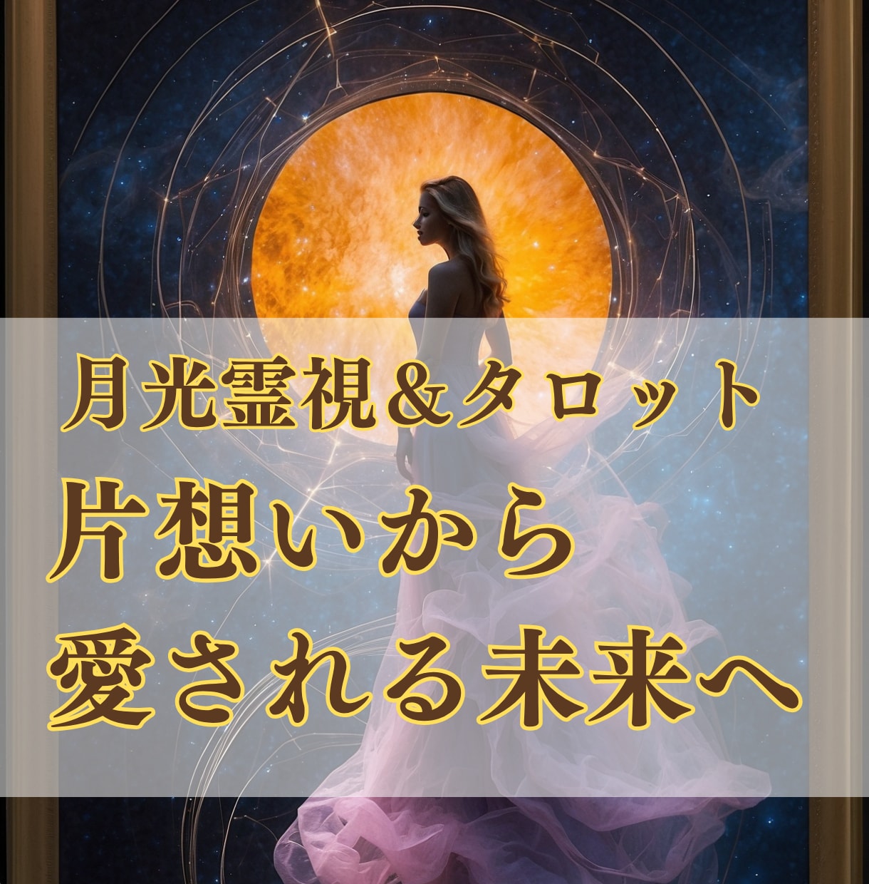 月の導きで片想いを両想いへと導きます 〜お相手様の心の扉を開き、あなたへの恋心を芽生えさせる〜 イメージ1