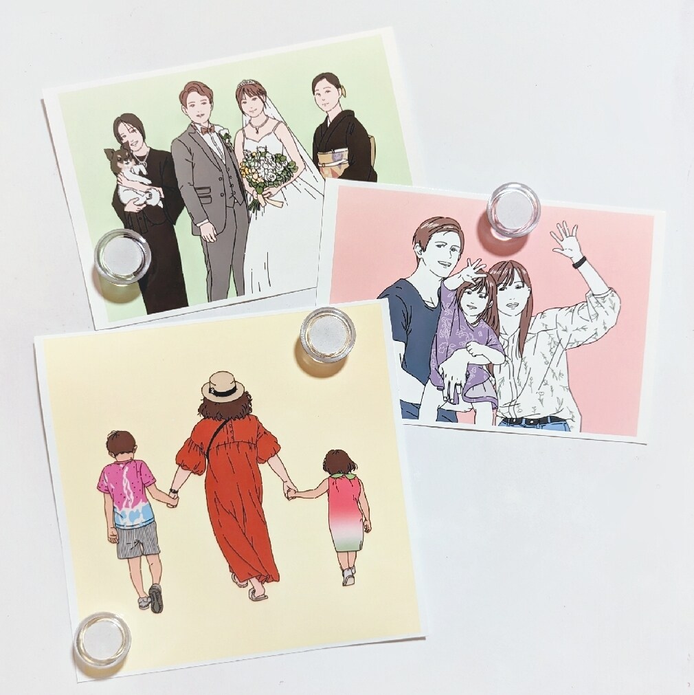 難しいオプションなし✿素朴で愛らしい似顔絵描きます 商用利用OK、SNS、プレゼント、記念日、アイコンに イメージ7
