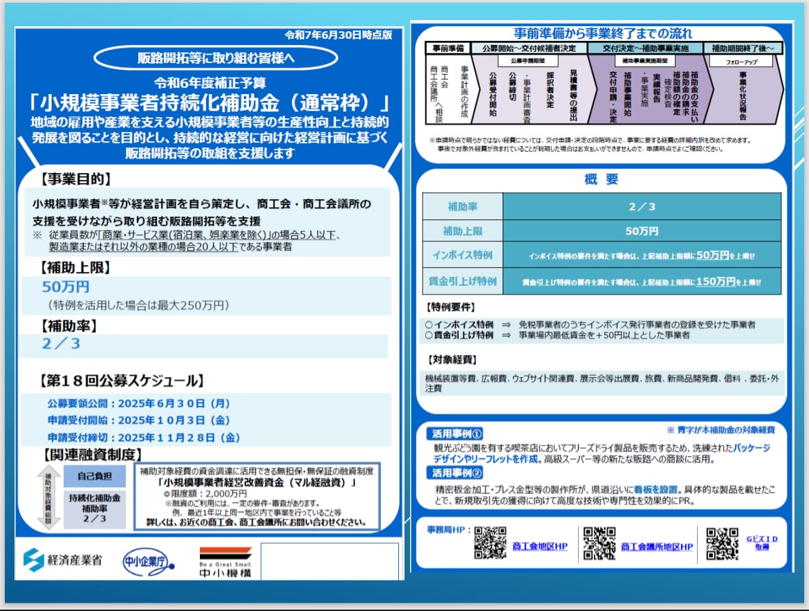 小規模事業者持続化補助金の計画を作成支援します あなたの挑戦をカタチに。持続化補助金計画策定はお任せください イメージ1