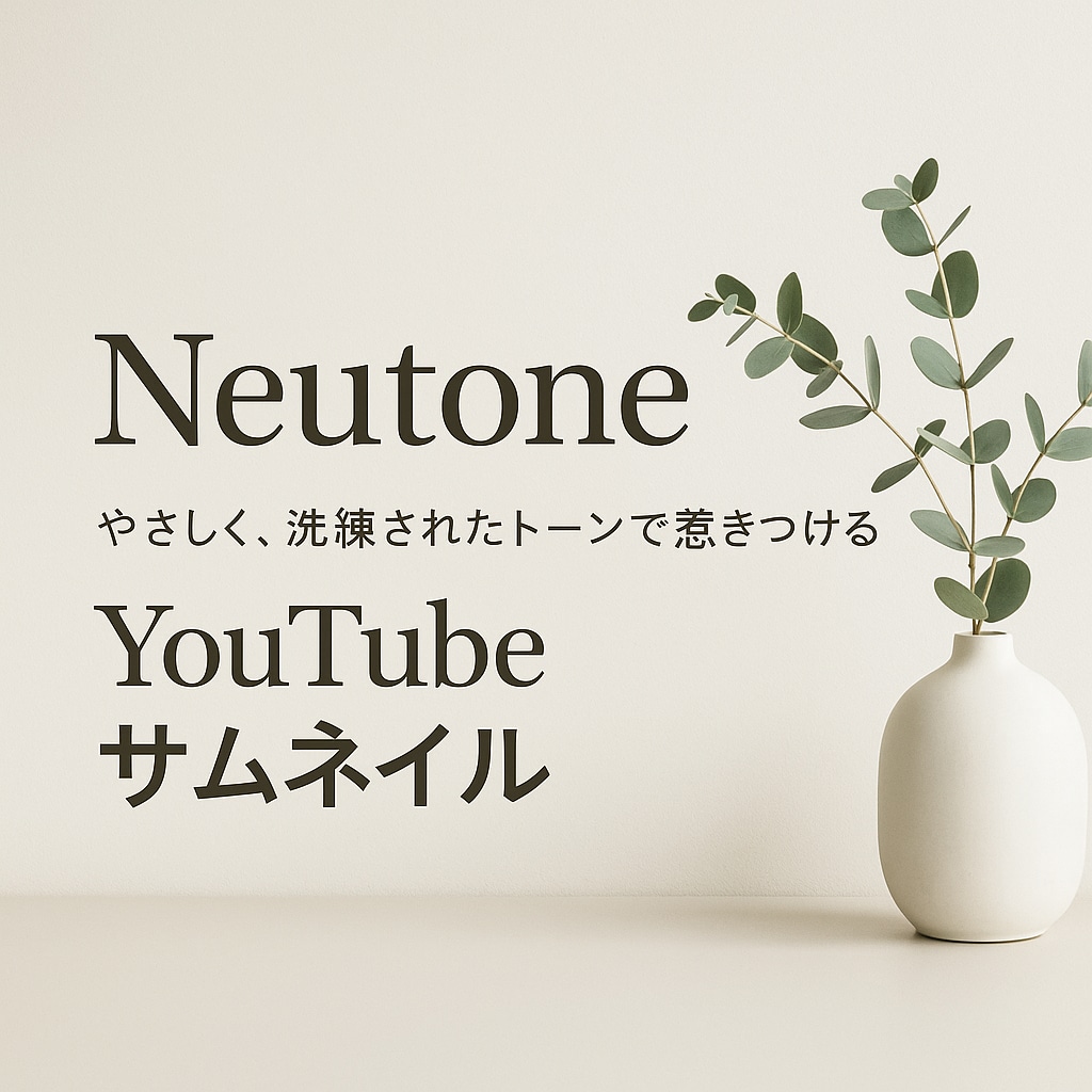 柔らかく洗練されたデザインを創ります Neutone（ニュートーン） イメージ2