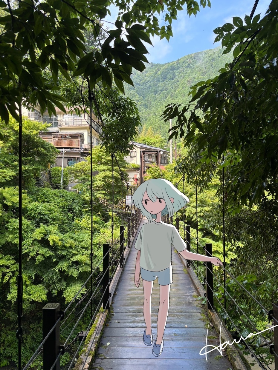 写真にイラストをお描きします 幅広い絵柄に対応しております！お散歩mvや観賞用などに イメージ1