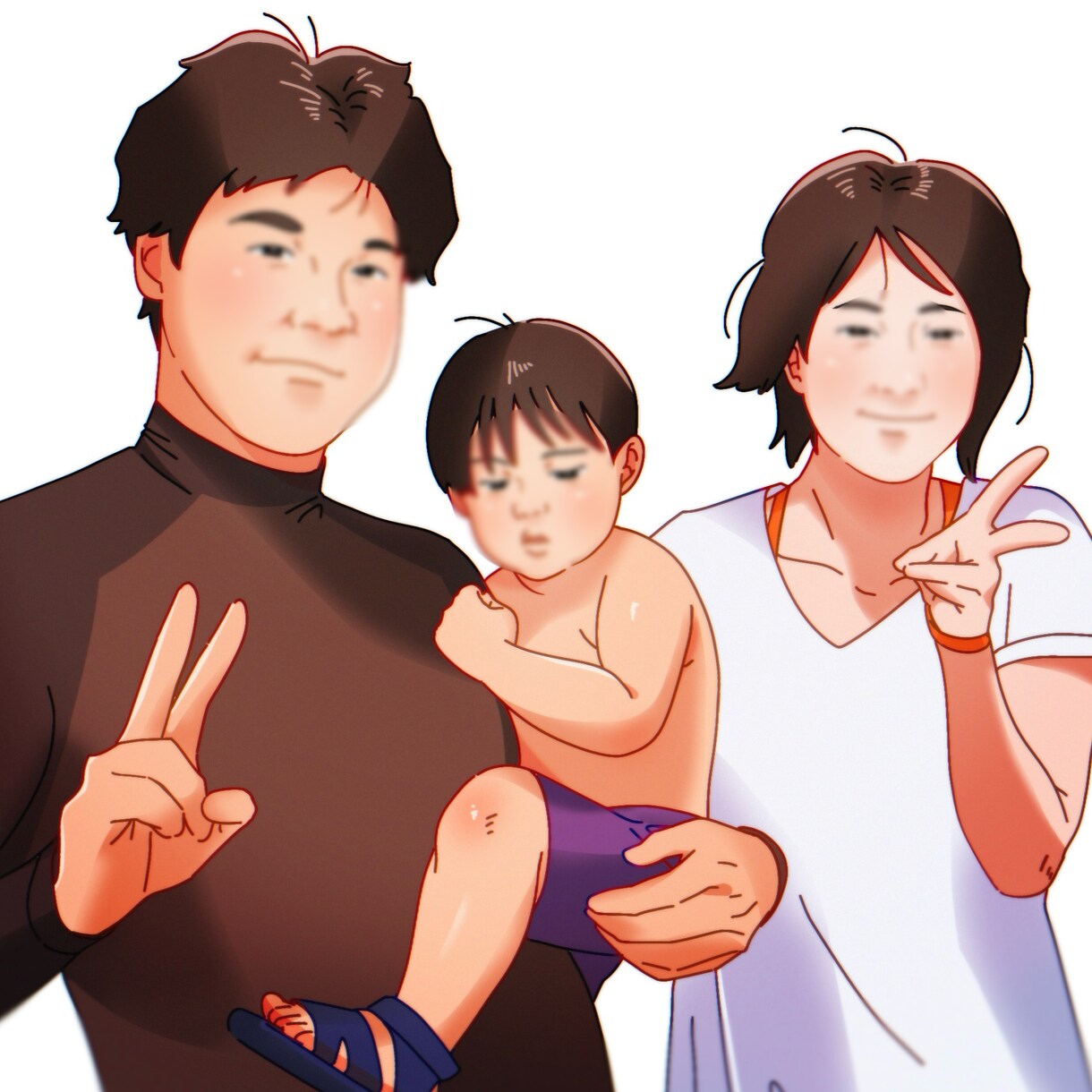 お子様の似顔絵描かせていただきます 記念日やプレゼントにもぴったり！·͜·ᰔᩚ イメージ4