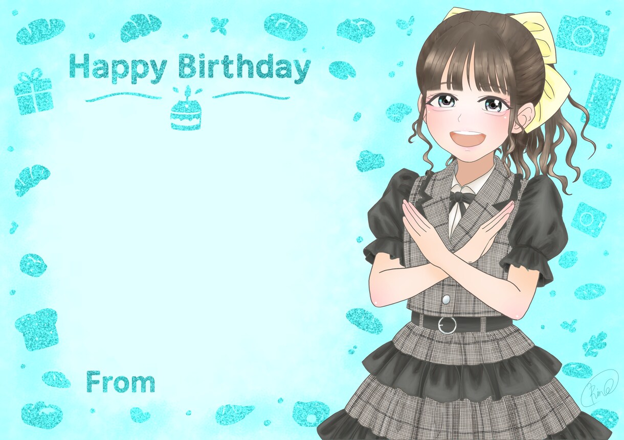 アニメテイストで明るい似顔絵をお描きします プレゼント/記念日/還暦のお祝い/snsアイコン/大人数OK イメージ1
