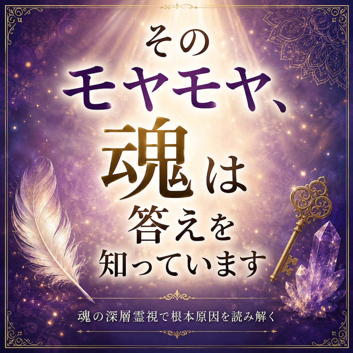 長年繰り返す悩みの本当の原因を深層霊視で見抜きます この先の人生を変えるため、今必要な答えをお伝えします イメージ1